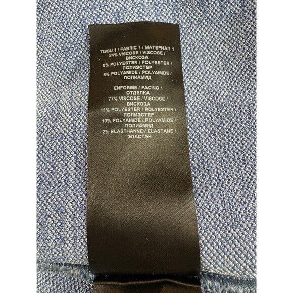 Balmain Trompe L'oeil Denim Leggings size 44 US 12 NWT $1850 Made in France - Picture 13 of 13